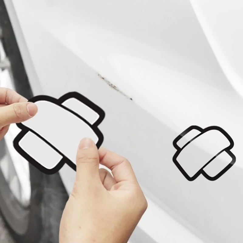 [Q]10Pcs/Sheets Patch Cover Band-Aid Fuel Tank Sticker Bandage Design Decals Decoration Body Block Stickers