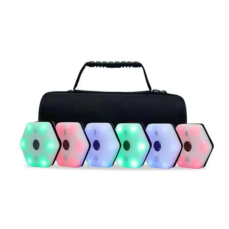 Light Sensitive Basketball Soccer Badminton Tennis Boxing Training Equipment with 8 Lights and App Control