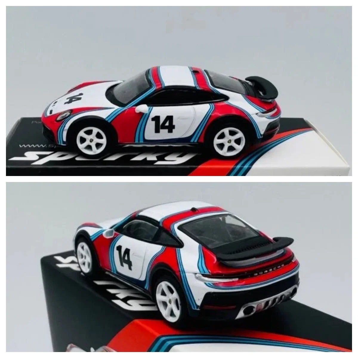 SPARK 1:64 911 Dakar Diecast Metal Car model car Limited Alloy