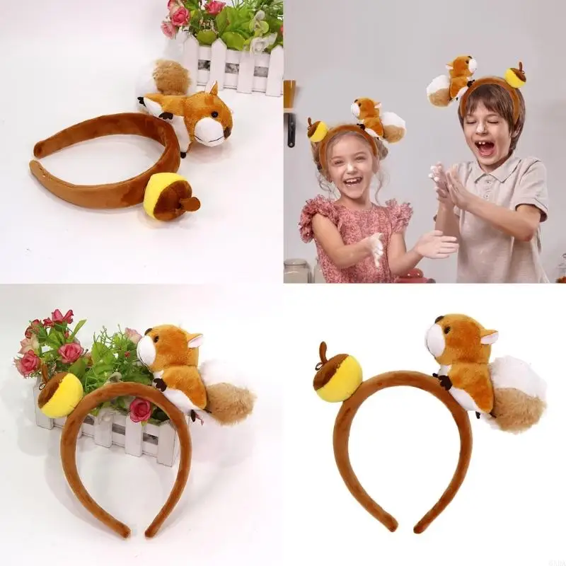 

Acorn Hairbands Adorkable Photo Props Halloween Anime Headbands Party Headpiece Fun Hairband For Festivals Party 6XDA