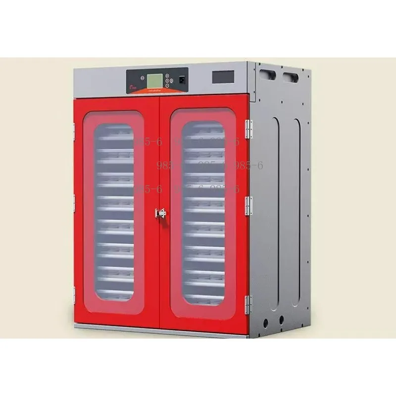 Fully Automatic Incubator for 1000 Eggs, Dual Power Supply Rolling Egg Cart Type