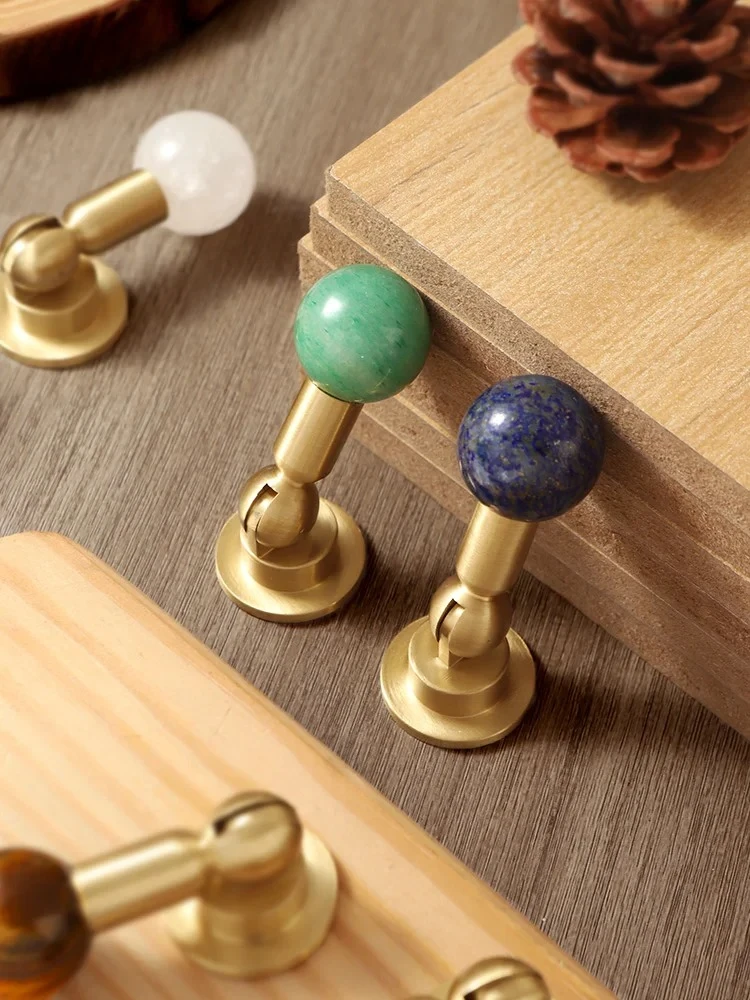 Amber Crystal Furniture Handle for Wine Cabinet Handles Pink Knob Hardware with Screws / Home Decor Green Drawer Knobs
