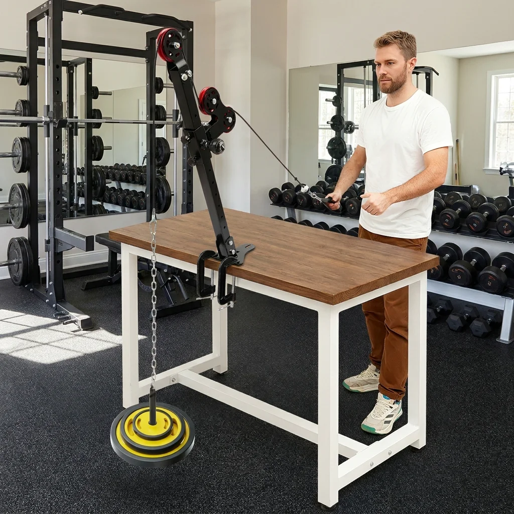 

Desktop Arm Wrestling Training Equipment with Strong Load-Bearing Capacity Comfortable Handle for Arm Strength Training