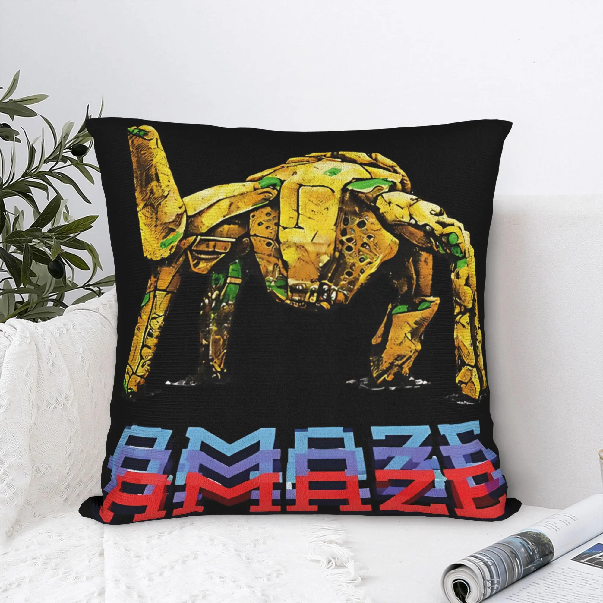 Project Hail Mary Rocky Amaze Movie Pillow Case  Funny Pillow Cover Square Pillowcases For Living Room Bed Chair