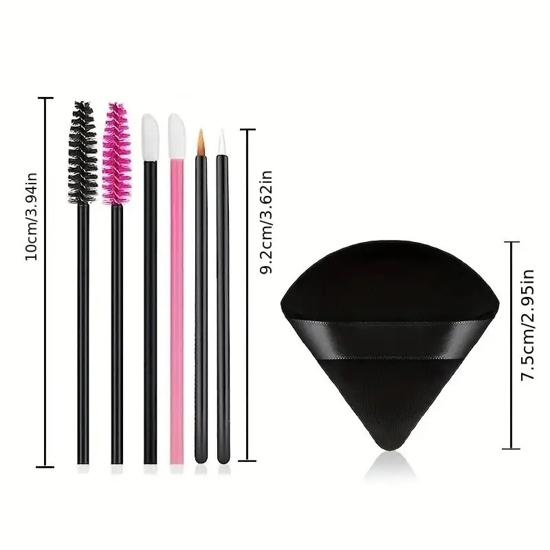 228pcs Makeup Brush Kit With Storage Box - Mascara Wands Eyelashes Brush Gift Set Mother's Day Gift