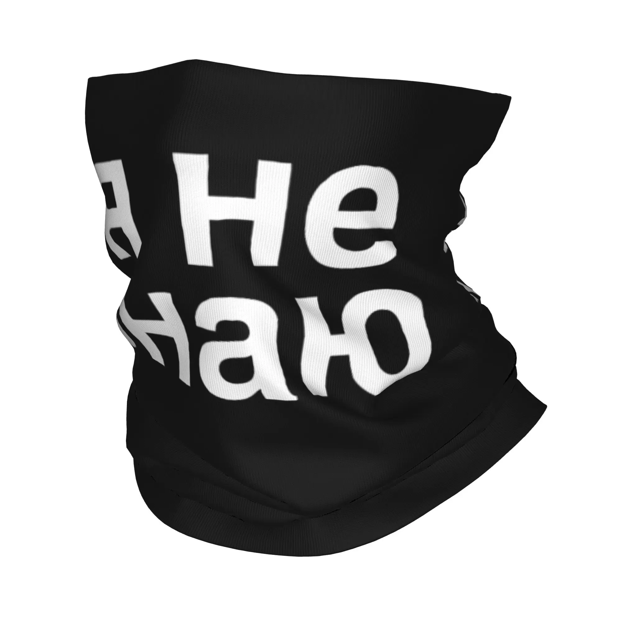 I Don't Know in Cyrillic Russian Bandana Neck Gaiter Printed Funny Quote Balaclavas Wrap Scarf Headwear Cycling Adult Washable