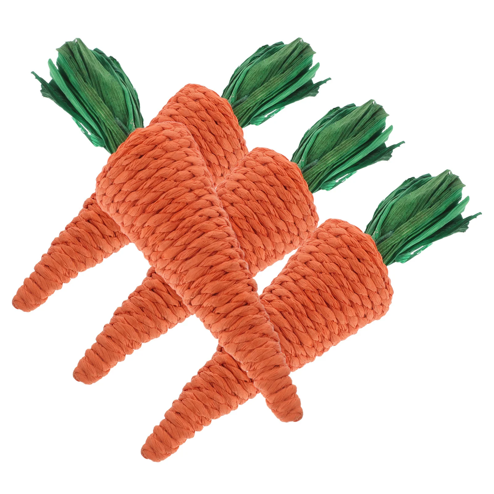 

4Pcs Simulated Carrot Decoration Orange Easter Hanging Crafts for Room Office Decor Whimsical Festival Pendant