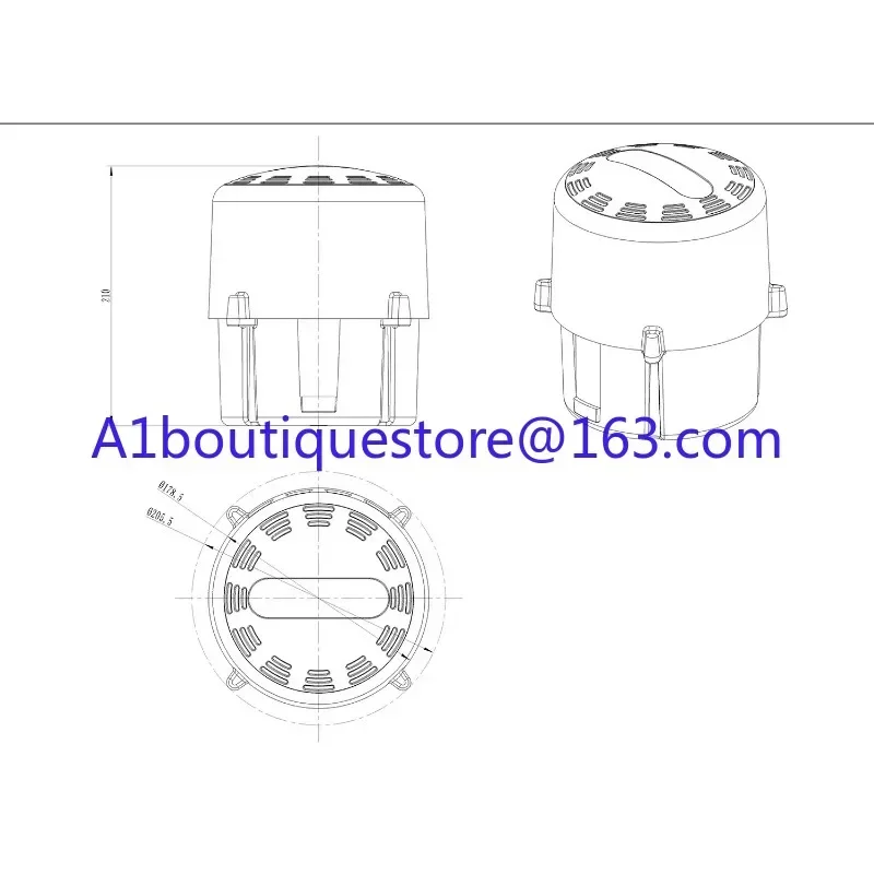 Hochwertiger Hammer 100 W All-in-One, universelle Niederfrequenz-Huller-Sirene