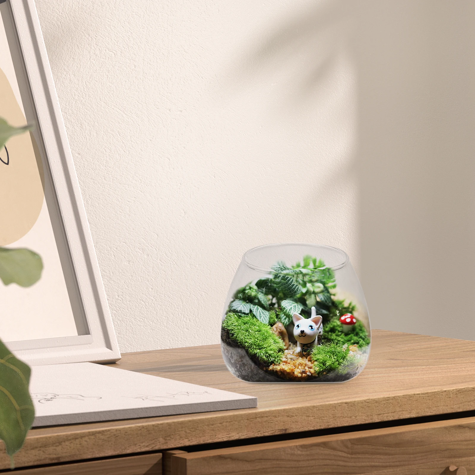

Ecological Bottle Vase for Flowers Succulent Plants Glass Decorations Office Bottles