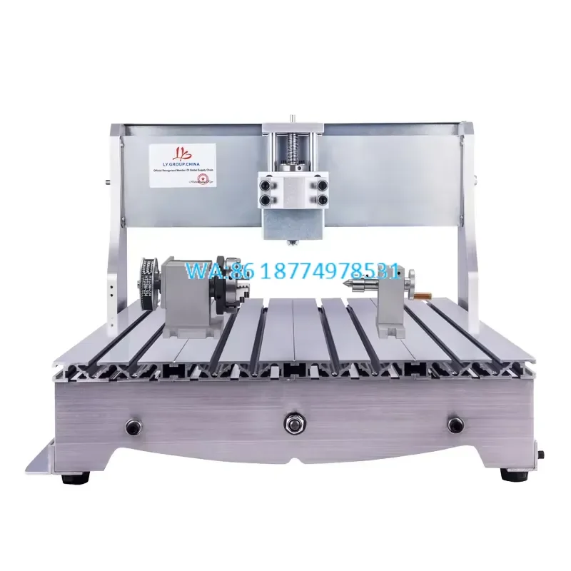 Wmwmnu for 6040 CNC Frame Big Area 60x40 for DIY CNC Cutter Milling Drilling Engraver Router Carving with Ball Screw