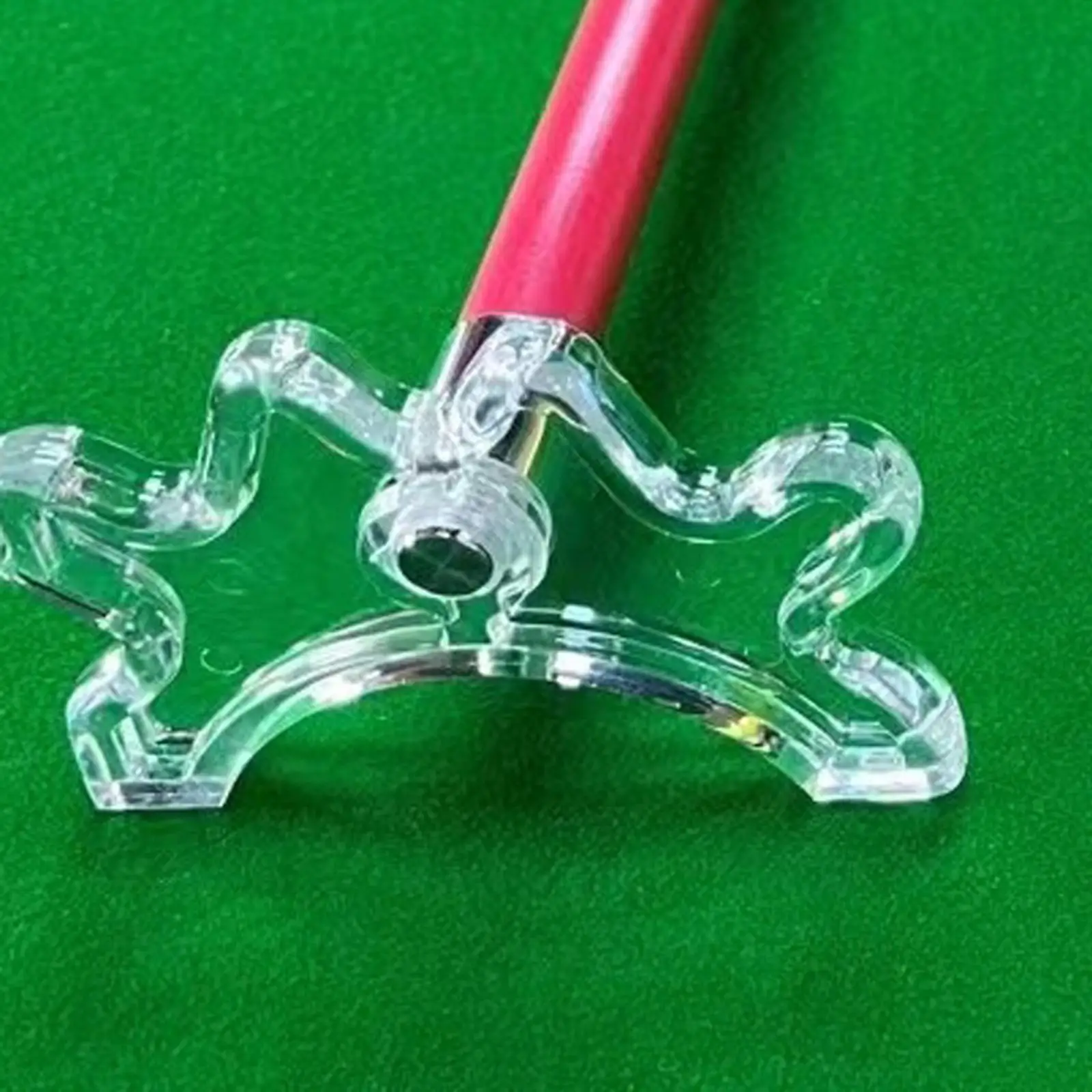 Portable Billiard Cue Bridge Head Screw on Clear Pool Stick Support Snooker Bridge Equipment for Home Club Table
