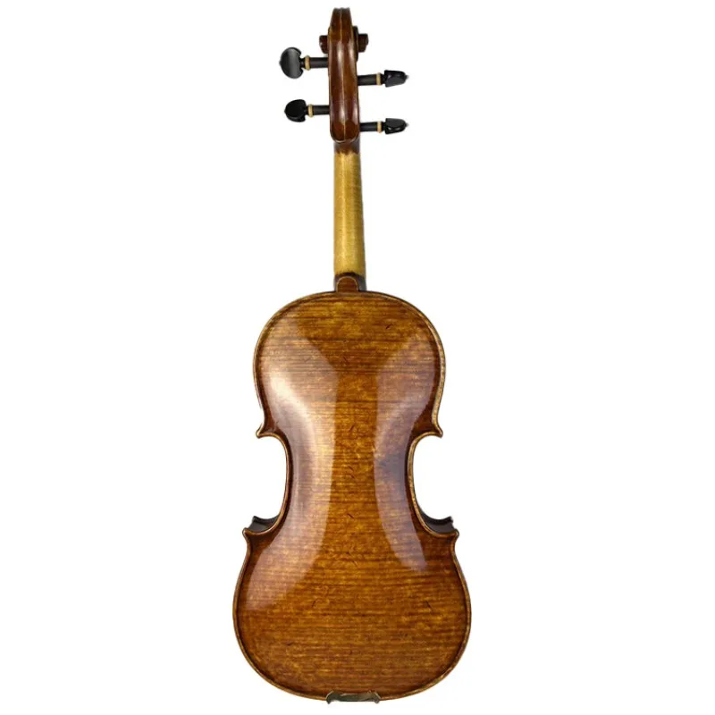 European single-panel amber paint handmade professional-grade antique violin
