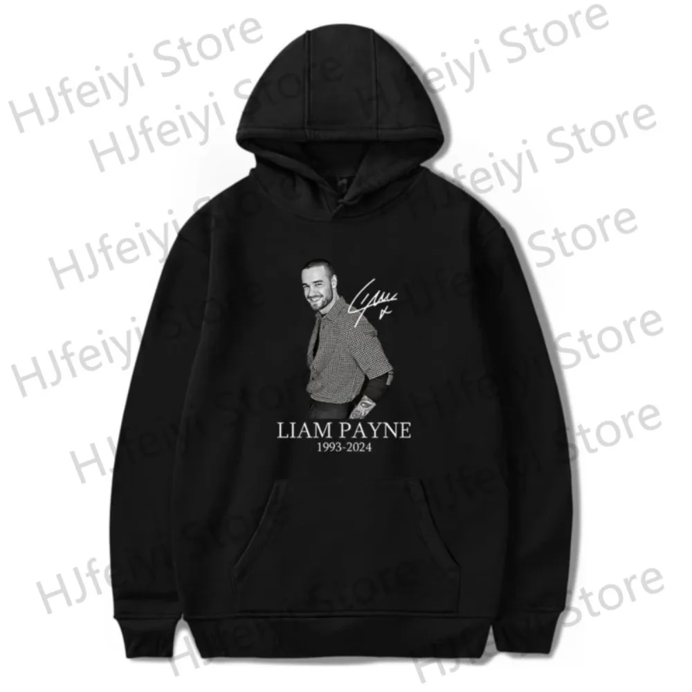 Liam Payne RIP 1993-2024 Hoodie For Men/Women Merch Unisex Winter Long Sleeve Sweatshirt Hooded Streetwear Top