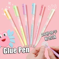 Candy Color Glue Pen Handbook Dispensing Pen Quick-Drying Dot Gule Stick DIY High Viscosity Glue School Office Supplies