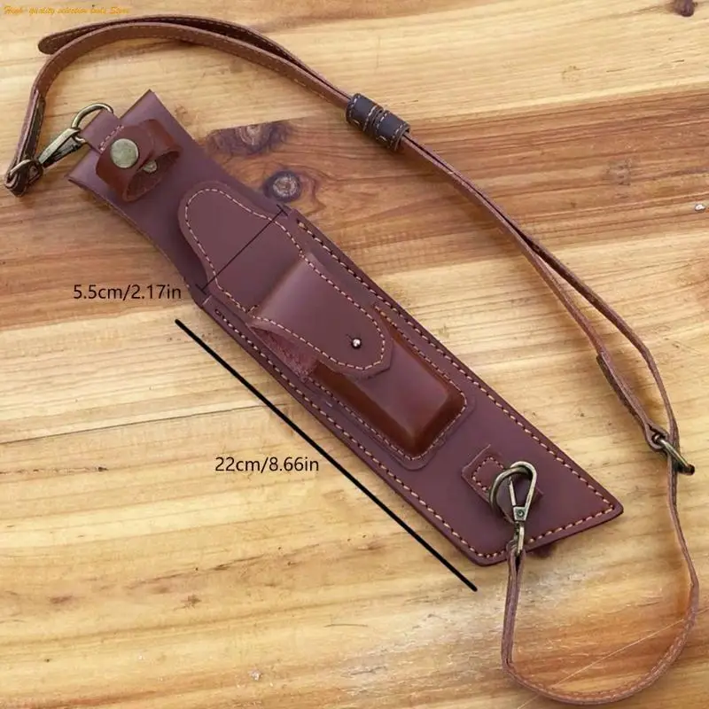 Cubierta portátil cuero cortador recto 203f para bolso almacenamiento aire libre cortador fijo