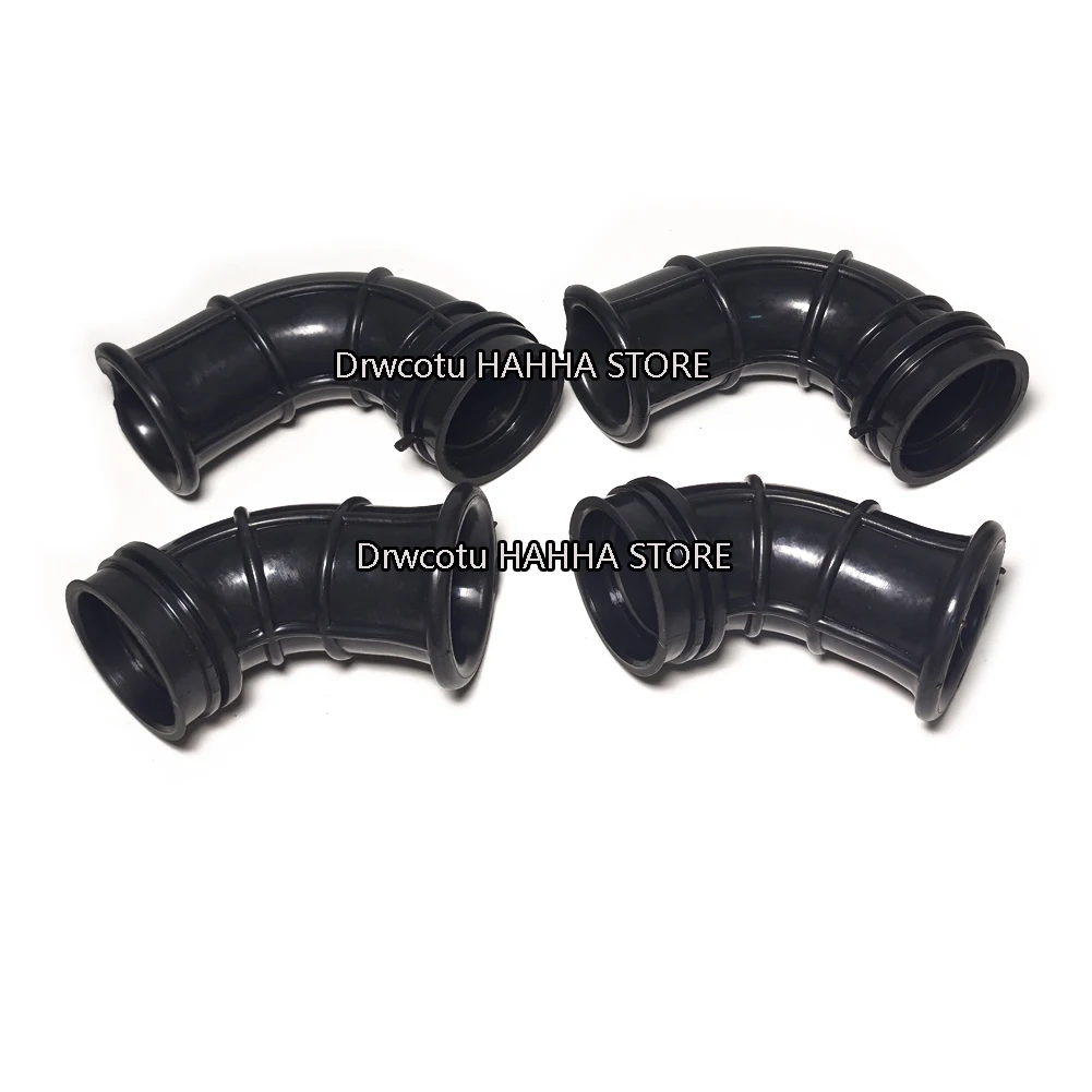 4 PCS Motorcycle Carburetor Interface Intake Airbox Adapter Joint Boots Set For Kawasaki Z900RS ZR900 2018-2025 2019 2020