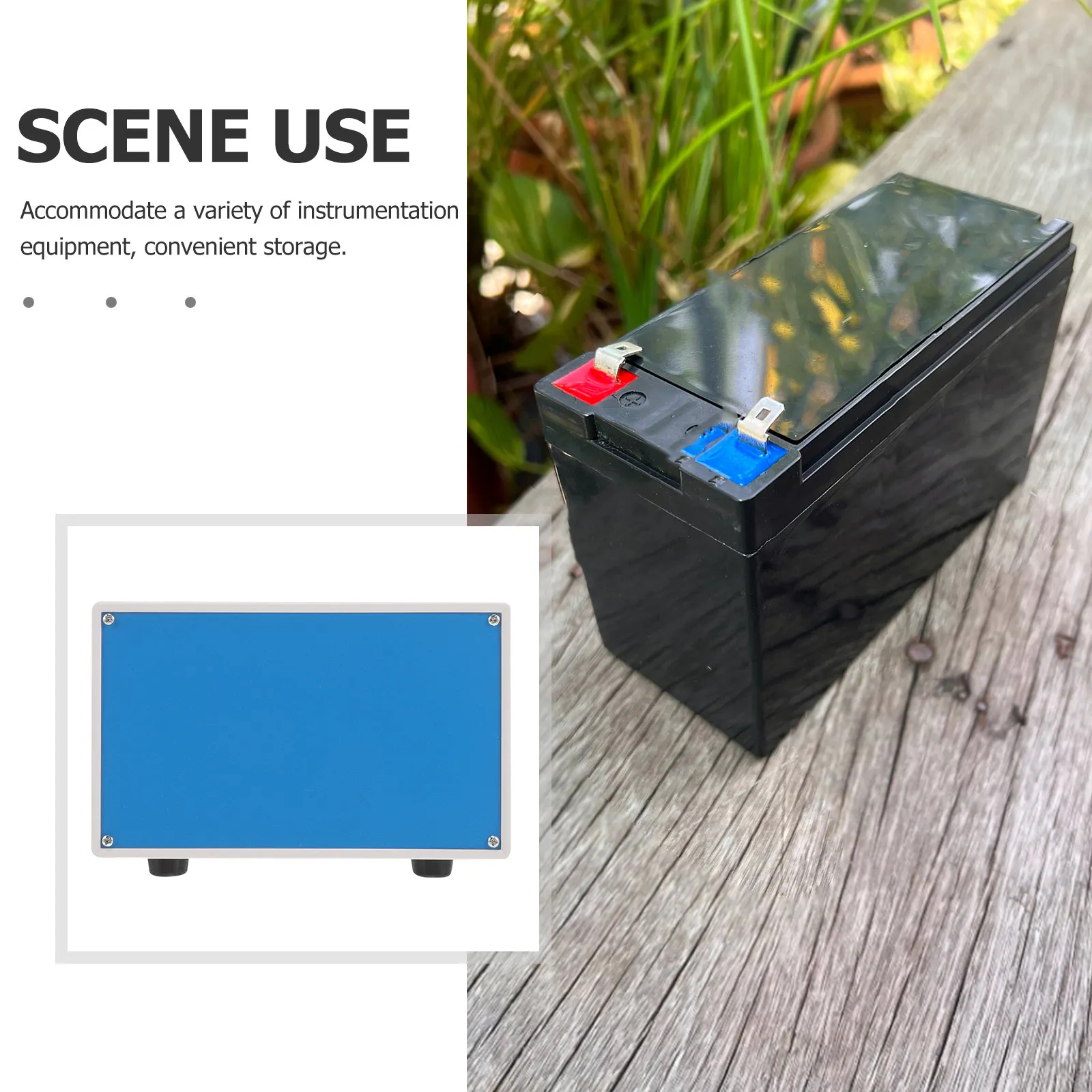 Metal Electrical Project Box Dustproof Electronic Enclosure Portable Junction Box for Outdoor Electronics Electronics Enclosure
