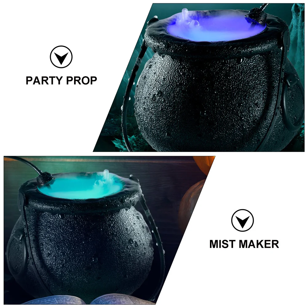 

1pcs Fog Lamp Color Changing Mist Maker For Halloween Party Waterproof Smoke Machine Water Fountain Effect Decor