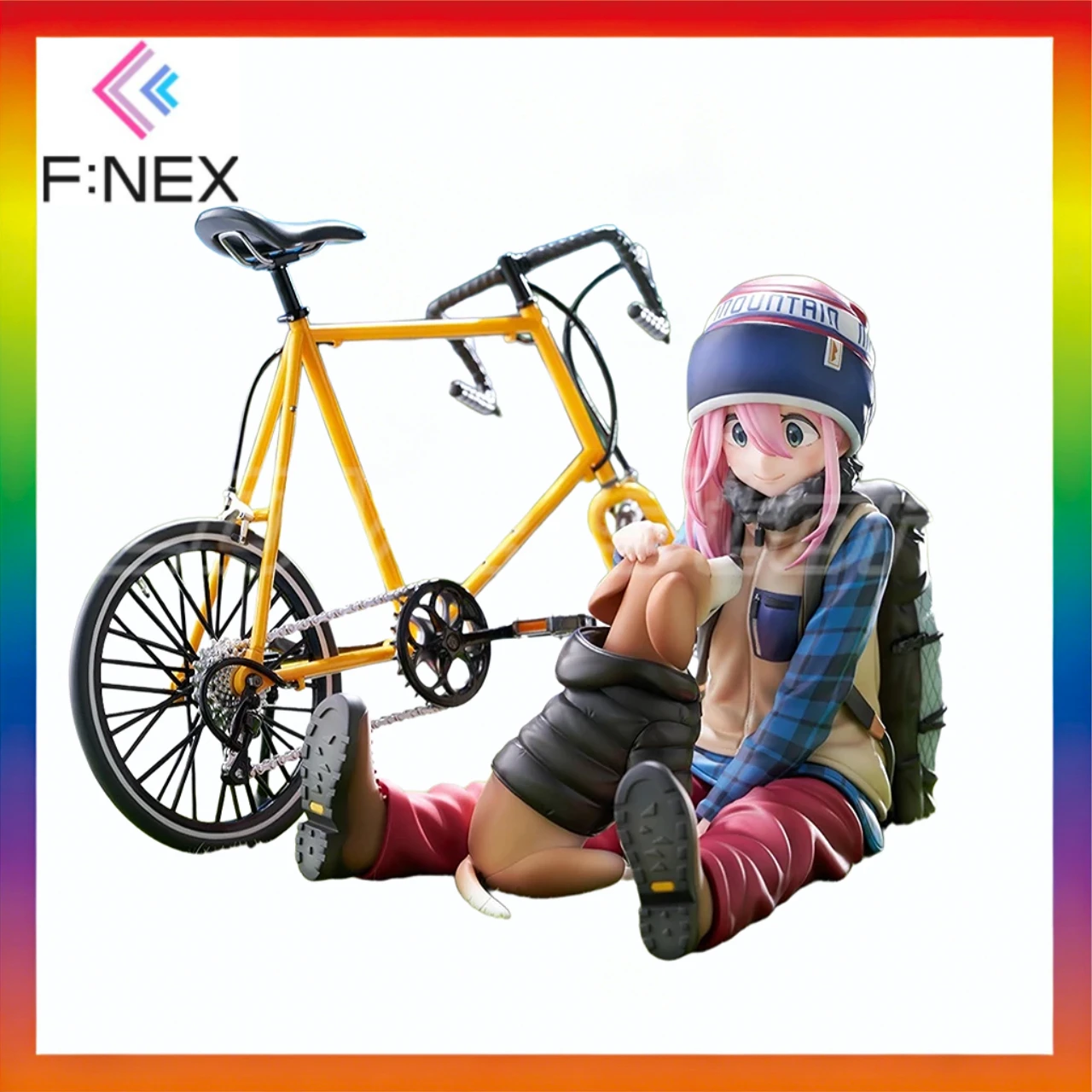 

Оригинальная фигурка F:NEX LAID-BACK CAMP Kagamihara Nadeshiko, аниме-фигурка, модель игрушки, коллекция подарков