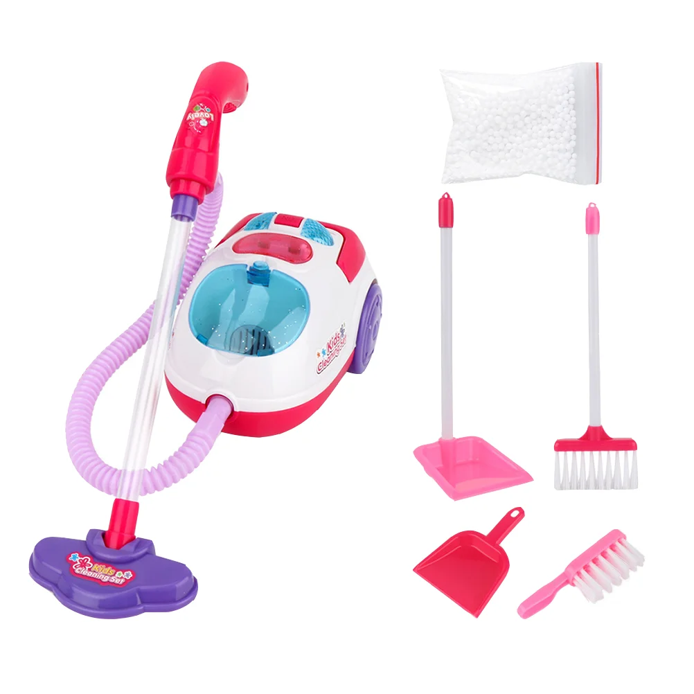 Vacuum Cleaner Toy Girl Toddler Toys Housekeeping Broom Cordless for Girls Child Play Pretend Kit