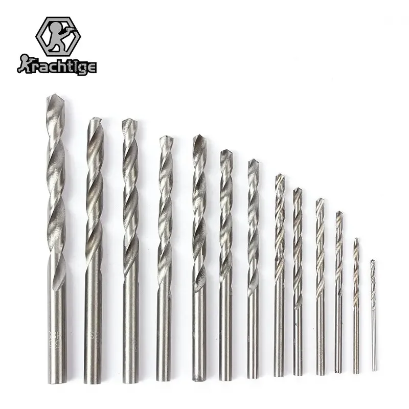 10Pcs Micro HSS Twist Drill Bits 1 1.5 2 2.5 2.8 3 3.2 3.5 4 4.5 5 mmStraight Shank Auger Bits for Electrical Drill Optional