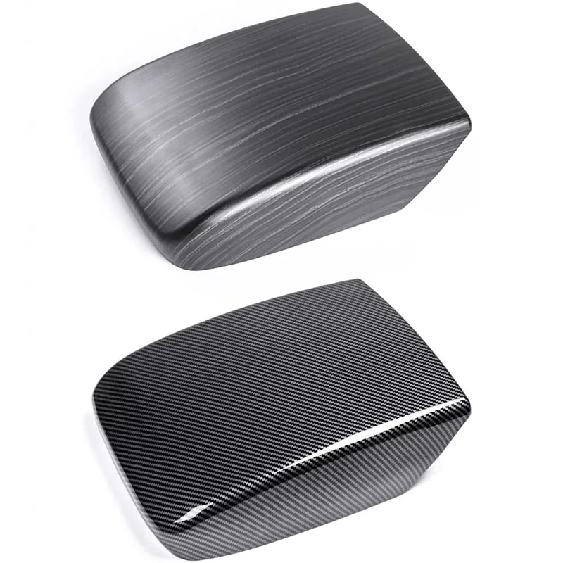 For Audi Q5 2021 2022 2023 2024 2025 2019 2020 Armrest Case Central Rest Box Carbon Fiber Sheath Shell Gear Cover Accessories