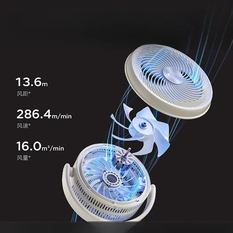 순환 팬 가정용 대형 바닥 선풍기 3D 진동 헤드
