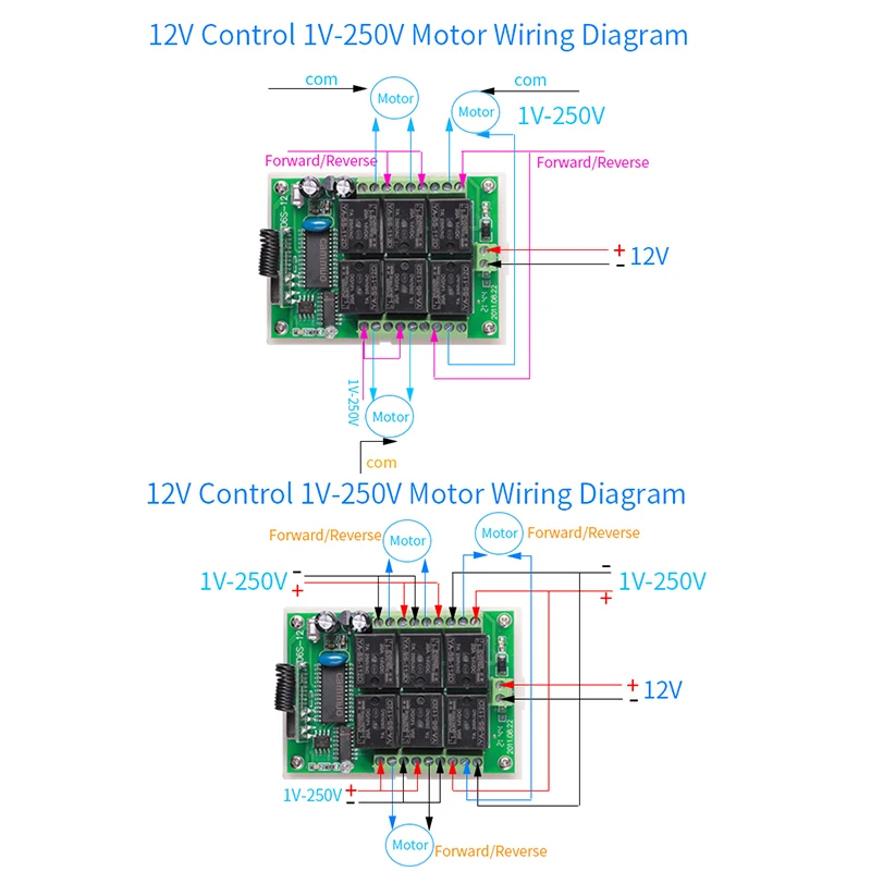 Remote Control 433mhz DC 12V 6 CH RF Wireless Switch Relay Remote Control System Receiver Transmitter Switch 315 MHz Universal