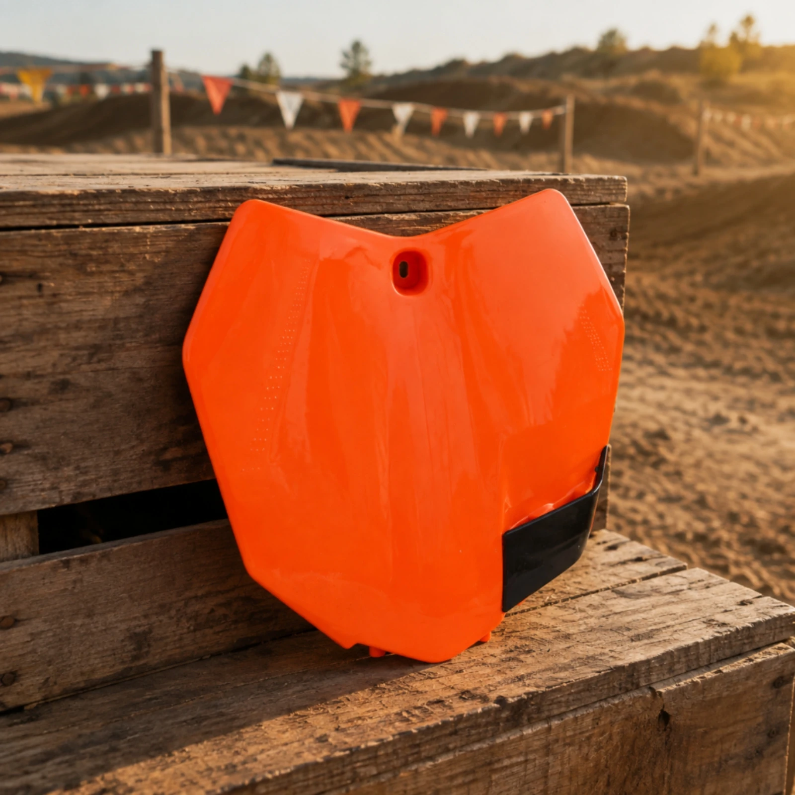 Motocross Front Number Plate Molded Motocross Front Safeguarding Panel Long-Lasting Impact-Resistant for Dirt Bike Enthusiasts