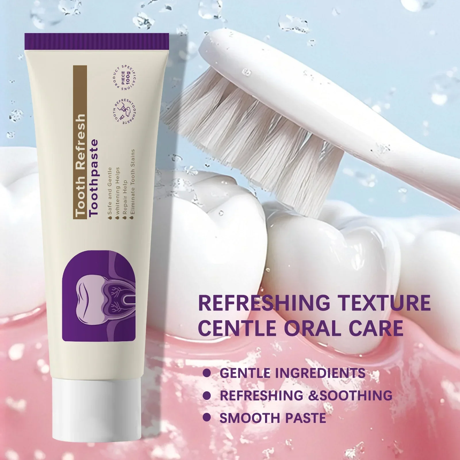 Zahnreparatur-Zahnpasta, Zahnaufhellung, frischer Mund, Zahnstein-Fleckenentferner, helle Zahnreinigung, hemmt Mundgeruch, Zahnpasta