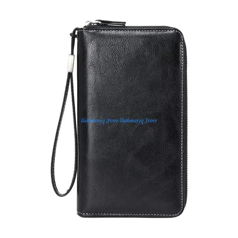 573B Convenient Blocking Card Wallet PU Leather Coin Bag Purse For Frequent Flyers