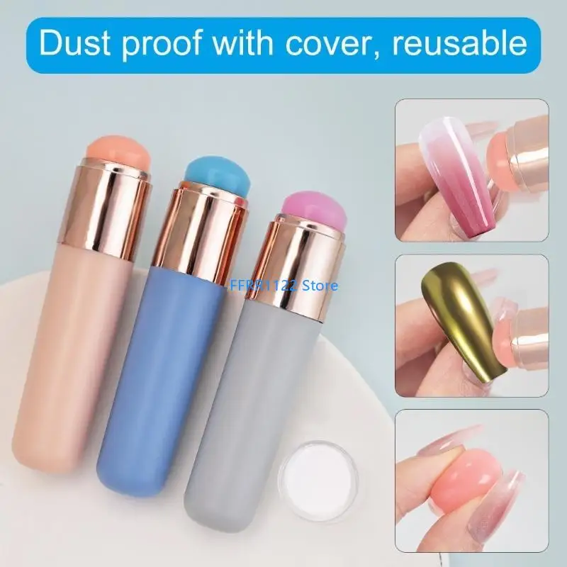 

Y1UF Silicone Brush and Stamper Set Art For Gradient Painting Nails