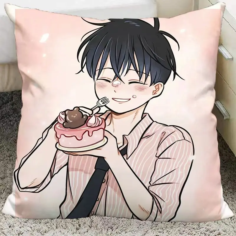 Night By The Sea Manga Manhwa Bl Yaoi Manwha Pillowcase and Throw Pillow Covers Case Decorative Cushions Home Decor 40x40cm