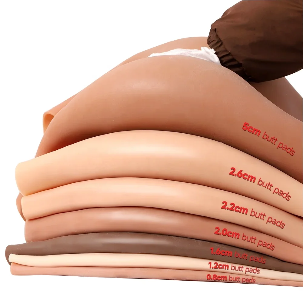 Women's Underwear Silicone Butt and Hip Silicone Buttocks Padded Underwear Hip Shaper Pants Silicone Boobs Huge Bum Breast Form