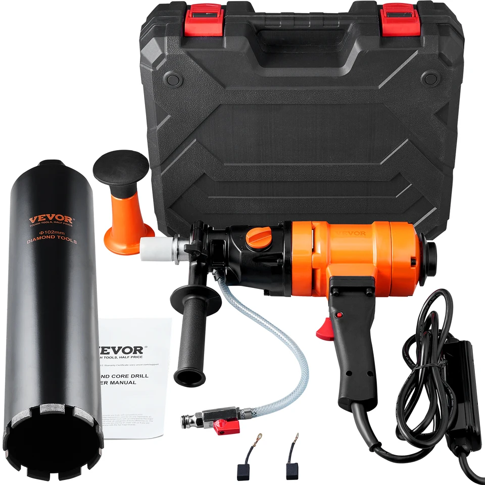 1500W Handheld Core Drill for Concrete Wet Drilling