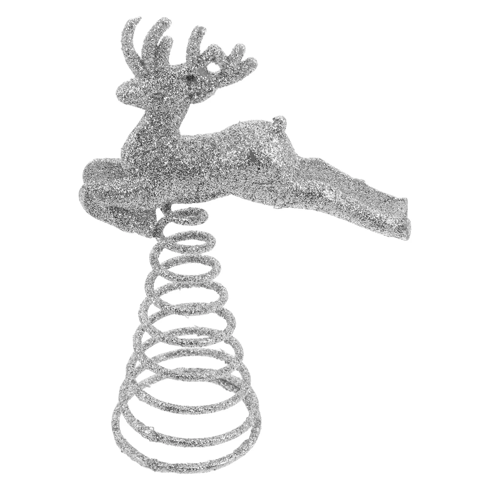 

1pc Tree Top Star Iron Deer Festival Treetop Christmas Decoration Deer Tree Topper Festive Holiday Party Decor Supplies
