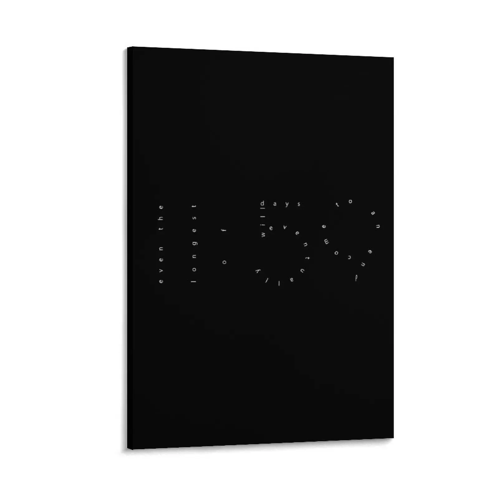 

Even The Longest of Days 11:59 Canvas Painting bedrooms decor anime figure room decoration