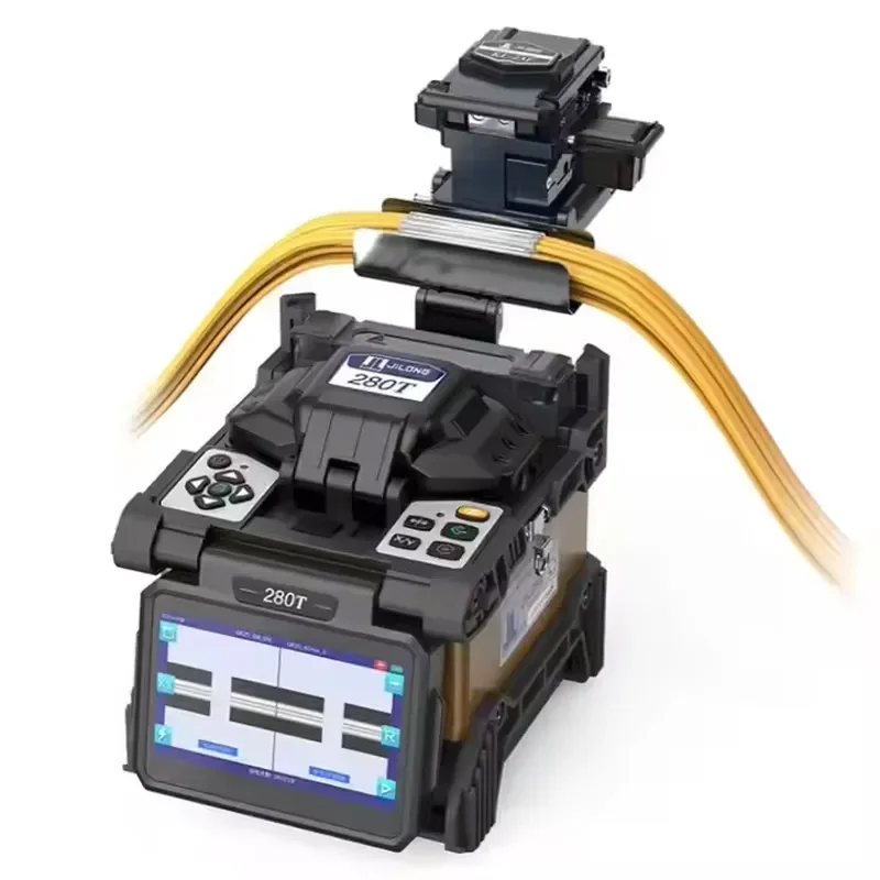 Fiber Optical Fusion Splicer Tool 4G 6Motors FTTH Network Equipment Optical Fiber Fusion Splice Machine SC Replaces