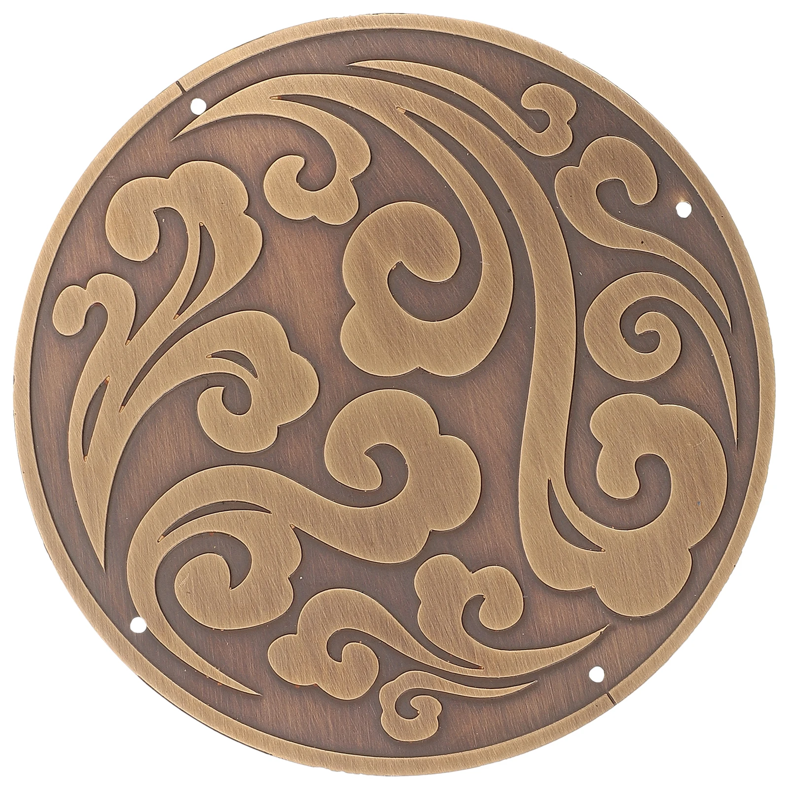 

Retro Cabinet 11cm Brass Carved Decor Furniture Door Hardware Chinese Style DIY Background Vintage Applique Wall