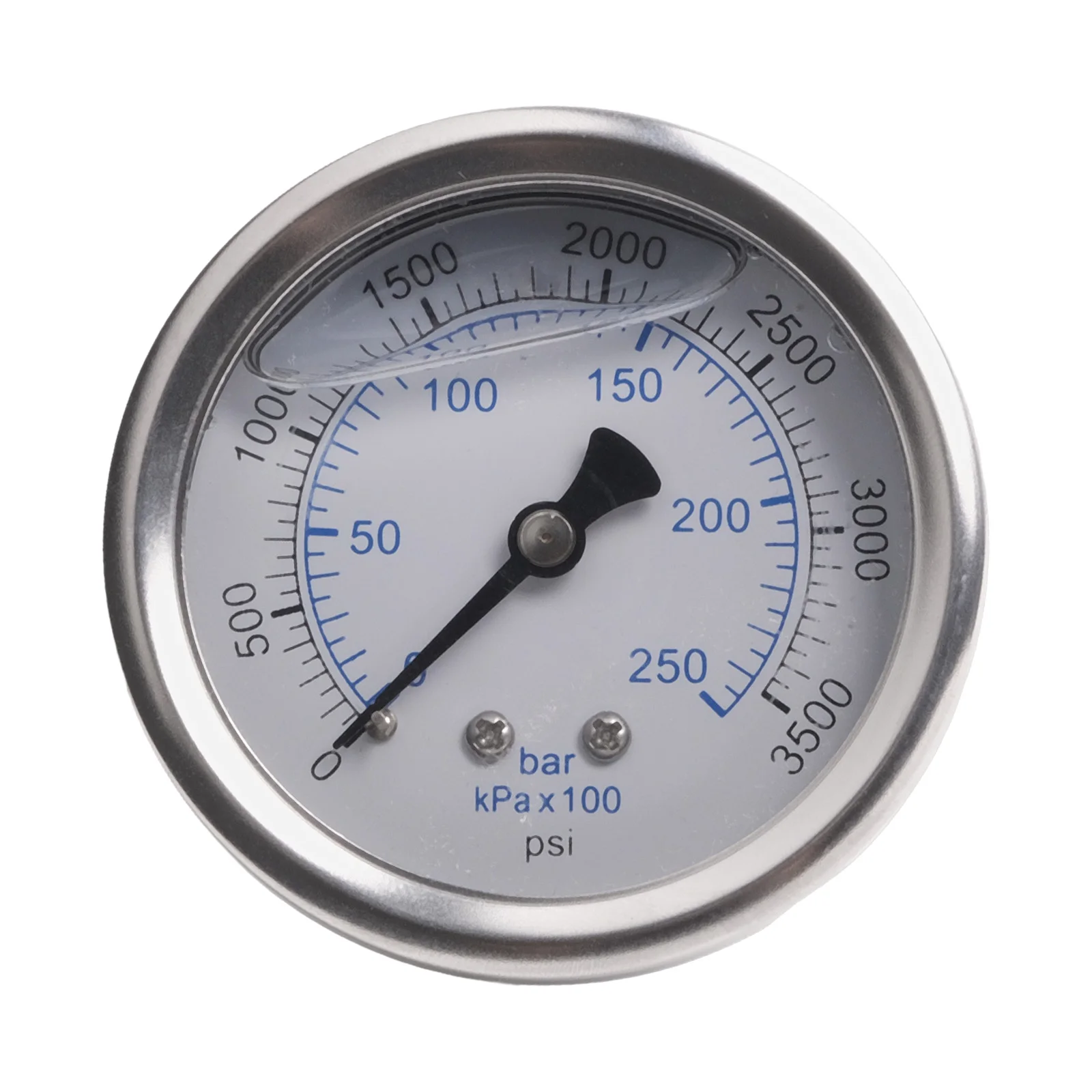 Meter Detector Pressure Gauge Stainless Steel Thread 0-250 Bar 3500 Psi 5.5KW M14x1.5 Pointer Pressure Washer Pressure Gauge