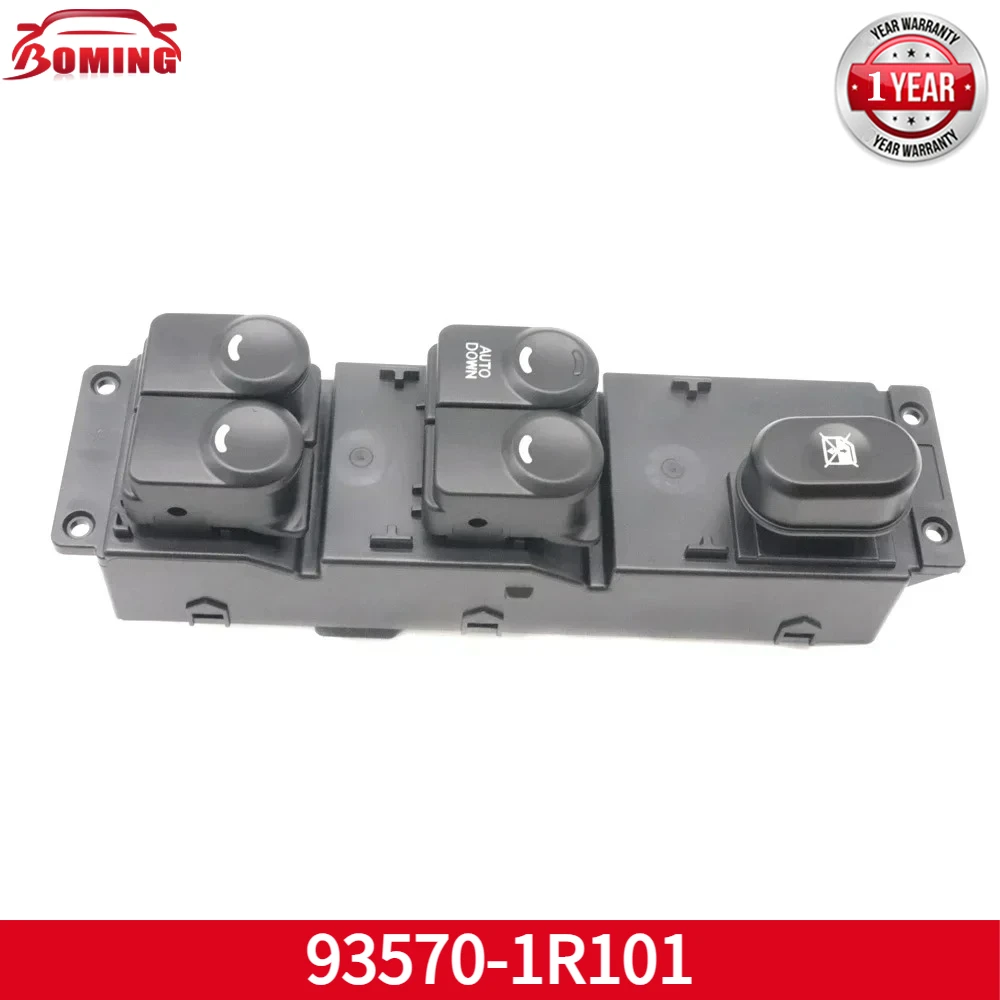 93570-1R101 NEW Car Front Left Driver Side Electric Power Master Window Control Switch Button For Hyundai Accent Solaris 2011-17