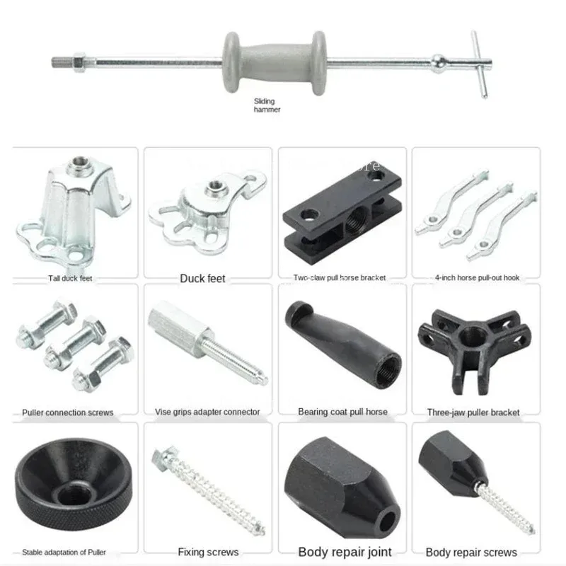 

1 Set Automotive Rear Wheel Hub Puller Half Shaft Bearing Disassembly Repair Tool