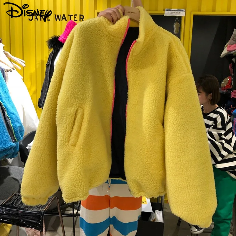 Disney 2024 New Arrival Top Fashion Loose Casual Mickey Mouse Waterproof mink Embroidery Warm Winter Jackets Coats