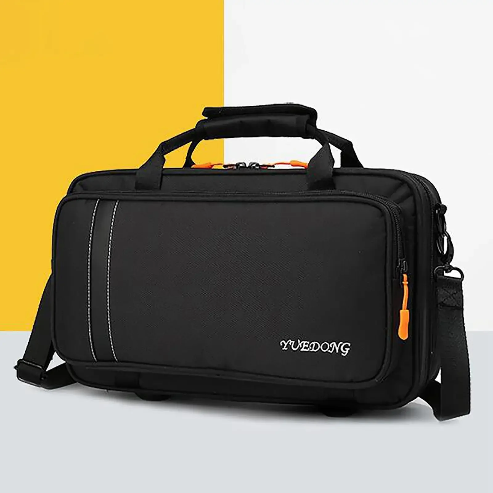 Clarinet box bag black tube bag hard shell portable shoulder bag backpack lightweight clarinet box