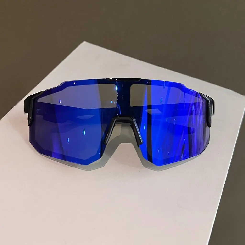 Fahrrad-Sonnenbrille, großer Rahmen, UV400-Sonnenbrille, UV-Schutz, Outdoor-Sport, winddicht, Anti-Ultraviolett, Wandern, Kletterbrille – Detail 1
