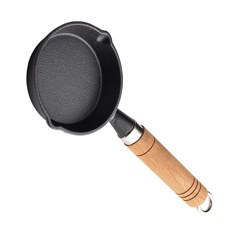 

Mini Omelet Pan Egg Frying Small for Eggs One Cast Iron Non Stick Restaurant Use