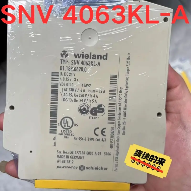 

brand-new, safety relay SNV 4063KL-A