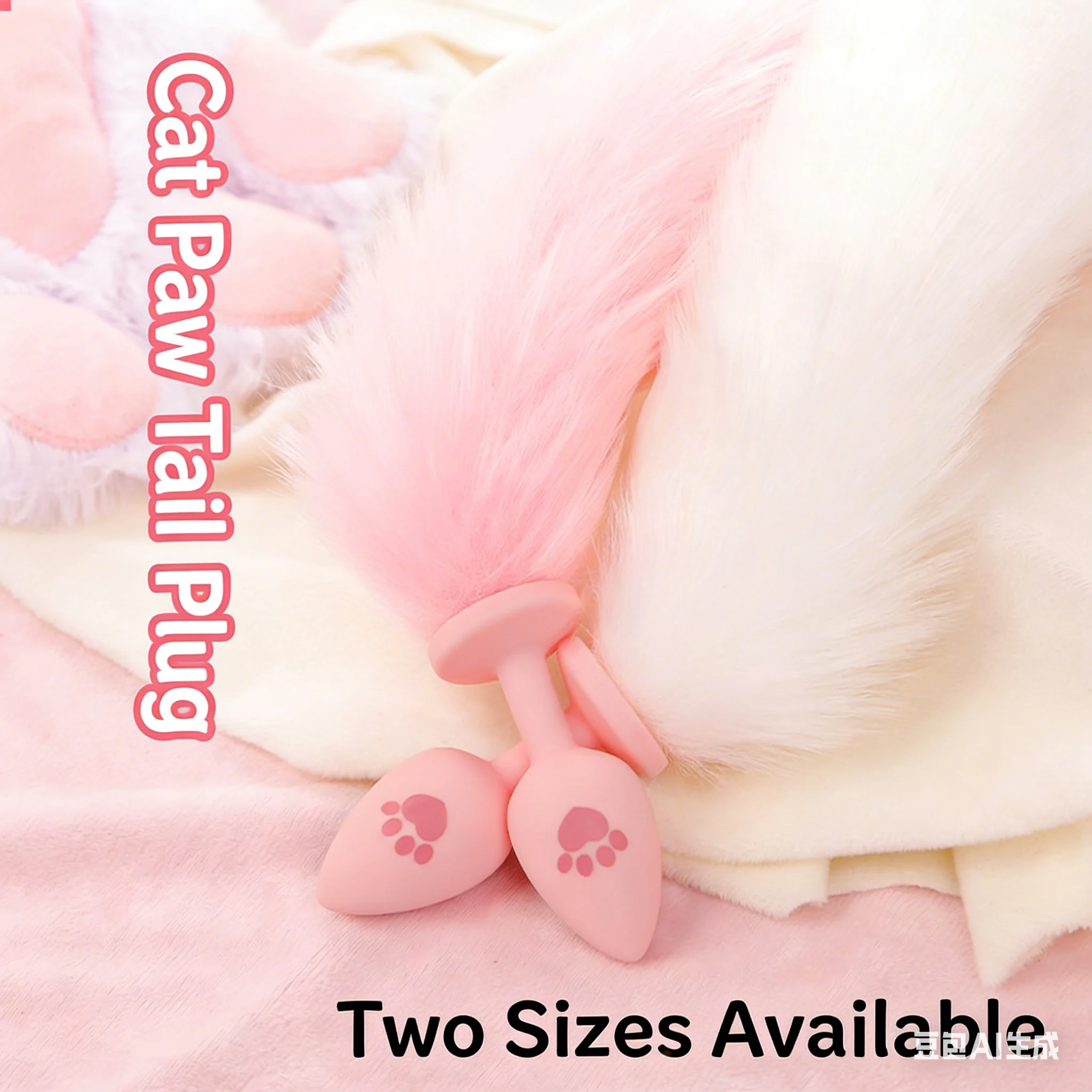 Cat Paw Anal Plug Adult Couple Games Butt Plug Erotic Product Penetration Anal Toy with Hairball Fox Tail Sex Toys for Men Women - view 4