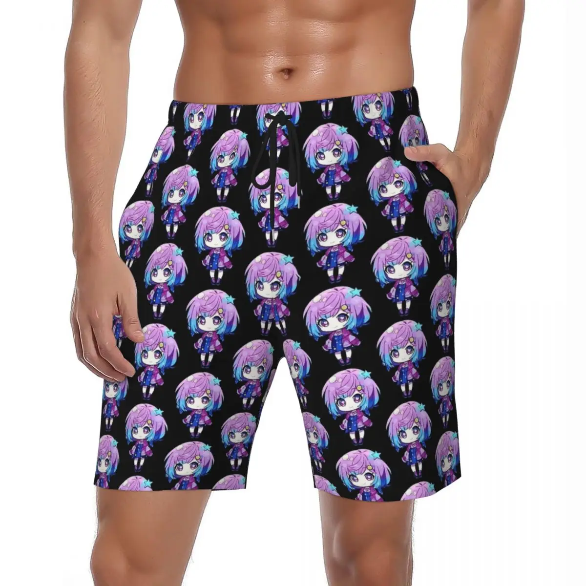 

Summer Board Shorts Men's Project Sekai Emu Otori Sports Rui Kamishiro Beach Shorts Hawaii Comfortable Swim Trunks Large Size