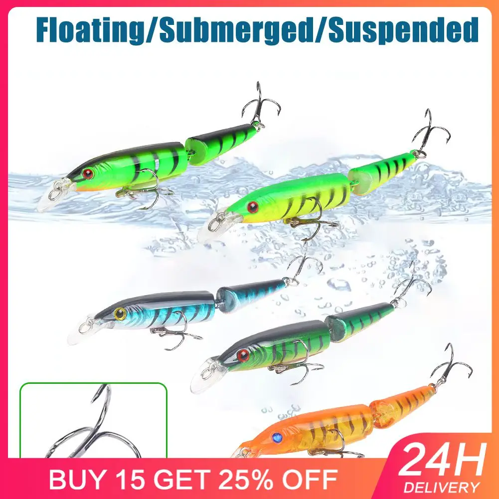 Swimbait Minnow Fishing Lure Floating Hard Bait Wobblers Predator Gear 9g/10.5cm For Pike Bass Stingray Fish Tackle 5 Colors